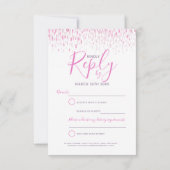 Réponse de mariage en art abstrait rose violet gri (Dos)