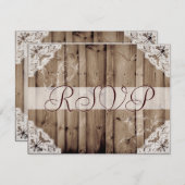 Réponse de mariage en dentelle blanche antique (Devant / Derrière)