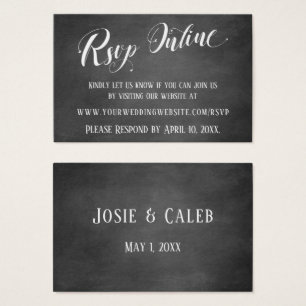 Réponse de mariage en ligne Cœur Script & Tableau