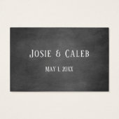 Réponse de mariage en ligne Cœur Script & Tableau (Dos)