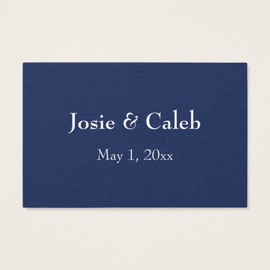 Réponse de mariage en ligne Insert blanc Script &  (Dos)