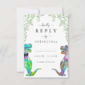 Réponse de mariage Eucalyptus Dinosaure (Devant)