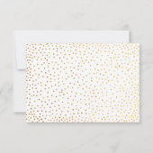 Réponse de mariage festif avec fond de confettis d (Dos)