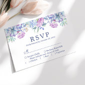 Réponse de mariage floral boho succulents aquarell