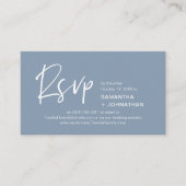 Réponse de mariage Invitation moderne à dîner Rela (Devant)