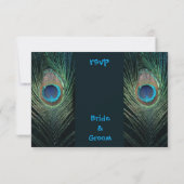 Réponse de mariage Paon sombre (Dos)