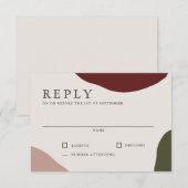 Réponse de mariage plaisirs simples d'automne mode (Devant / Derrière)