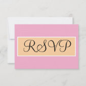 Réponse de mariage rose beige sable (Devant)