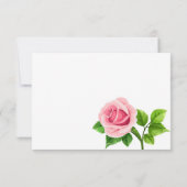 Réponse de mariage roses roses en or blanc (Dos)