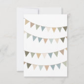 Réponse de mariage RSVP rustique faire-part neutre (Dos)