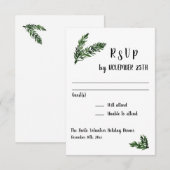 Réponse de réception de soirée de fête hivernale R (Devant / Derrière)