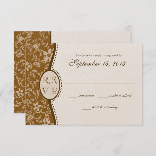 Réponse de style occidental vintage (Devant / Derrière)