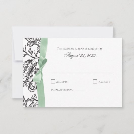 Réponse de Toile et Sage Bow (Devant)