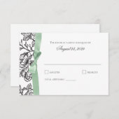 Réponse de Toile et Sage Bow (Devant / Derrière)