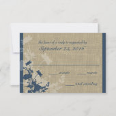 Réponse des fleurs sauvages et Mariages Burlap (Devant)