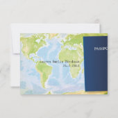 Réponse du Bat mitzvah de la barre de Passport (Dos)