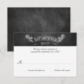 Réponse du Bat mitzvah de tableau à pas RSVP (Devant / Derrière)