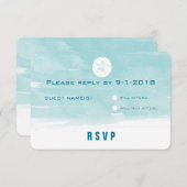 Réponse du dollar de sable d'aquarelle - coins ron (Devant / Derrière)