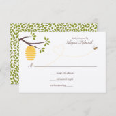 Réponse du Mariage Bee Hive (Devant / Derrière)