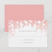 Réponse du Mariage Confetti (Devant / Derrière)