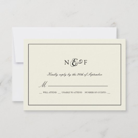 Réponse du Mariage couleur Gras Sandstone (Devant)