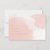 Réponse du mariage d'aquarelle (Dos)