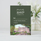 Réponse du Mariage d'aquarelle du pont de pierre (Debout devant)