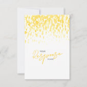 Réponse du mariage d'art moderne abstrait jaune RS (Devant)