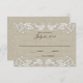 Réponse du Mariage de conception de dentelle flora (Devant / Derrière)