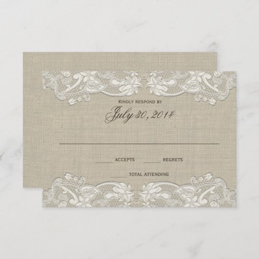 Réponse du Mariage de conception de dentelle flora (Devant / Derrière)