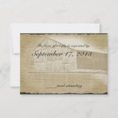 Réponse du Mariage de la grange rustique (Devant)