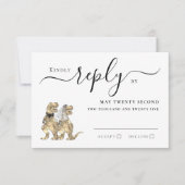 Réponse du Mariage de thème Dinosaur (Devant)