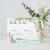 Réponse du Mariage du lac Watercolor (Debout devant)