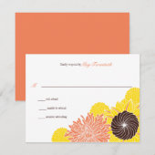 Réponse du Mariage Garden Blossoms (Devant / Derrière)