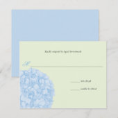 Réponse du Mariage Hydrangea (Devant / Derrière)