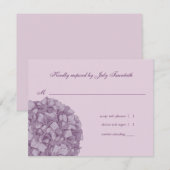 Réponse du Mariage Hydrangea (Devant / Derrière)