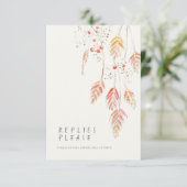 Réponse du mariage RSVP (Debout devant)