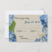 Réponse du Mariage Starfish Hydrangea (Devant)