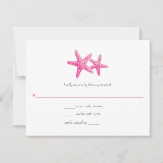 Réponse du Mariage Starfish Pair (Devant)