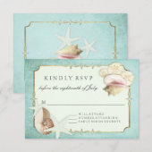 Réponse du RSVP Mariage des Shore Shore de Summer  (Devant / Derrière)