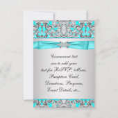 Réponse élégante bleu sarcelle (Dos)