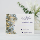 Réponse élégante classique florale pour mariage (Debout devant)