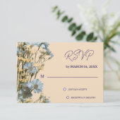 Réponse élégante classique florale pour mariage (Debout devant)