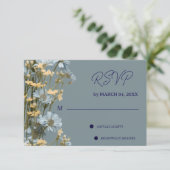 Réponse élégante classique florale pour mariage (Debout devant)