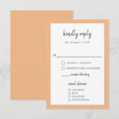 Réponse Élégante et Aimable Choix de Repas de Mari (Devant / Derrière)