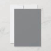 Réponse Élégante et Minimaliste Gris (Dos)