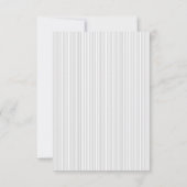 Réponse Élégante Minimaliste Gris (Dos)