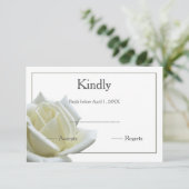 Réponse élégante rose blanche et argent (Debout devant)