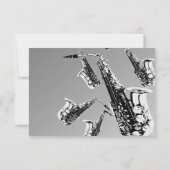 Réponse en argent saxophone (Dos)