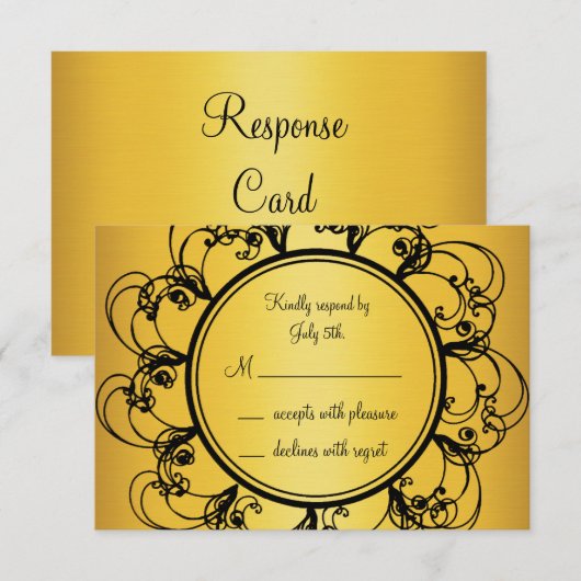 Réponse Fancy Monogram (Devant / Derrière)